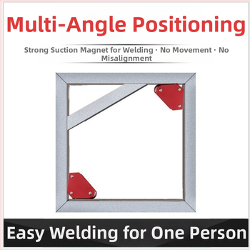 Mini magnetski locator za zavarivanje s fiksnim kutom, set od 4 komada, 9 lb privlačne sile, Yili Hardware