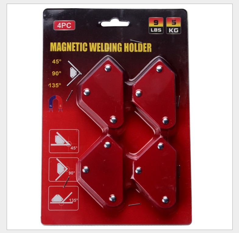 Mini magnetski locator za zavarivanje s fiksnim kutom, set od 4 komada, 9 lb privlačne sile, Yili Hardware