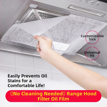 Zsírtaszító szűrőpapír a páraelszívóhoz (nem szövött anyag; 150 csomag)