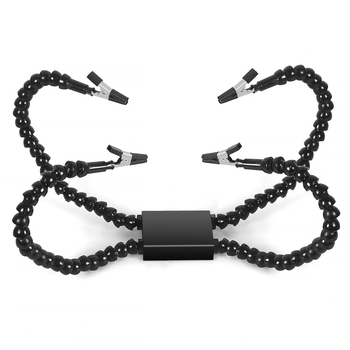 Vertikalne brzo-zakvačujuće kliješta za zavarivanje, PCB držač s četiri čeljusti i univerzalni fleksibilni nosač, 0,4 kg