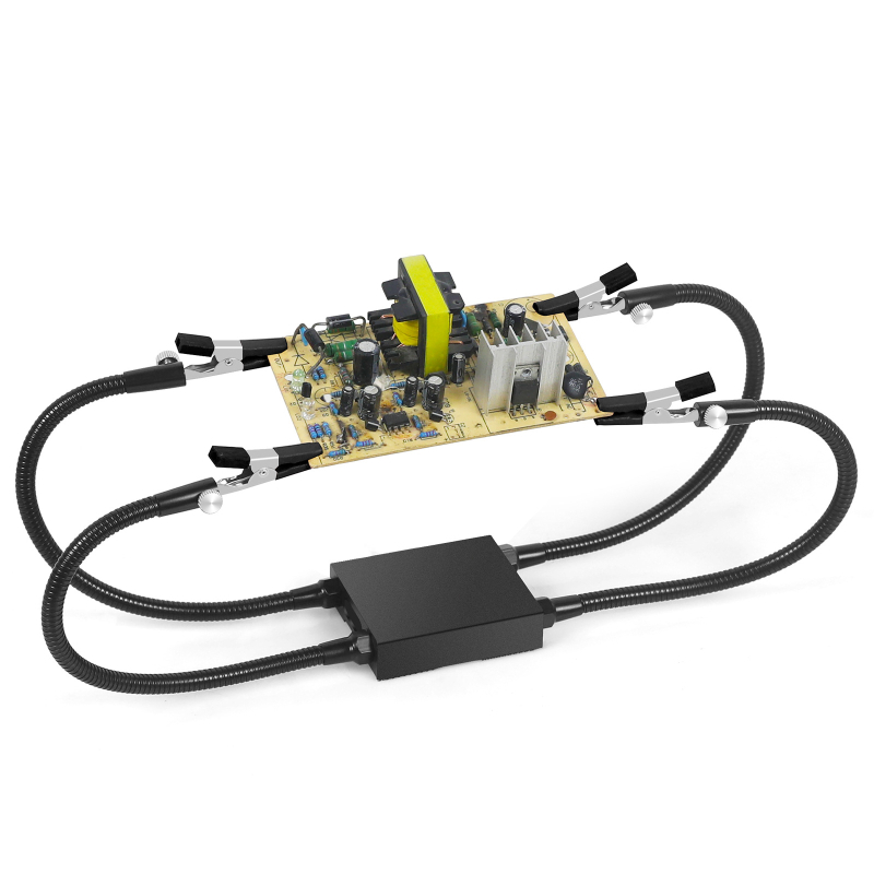 Vertikalne brzo-zakvačujuće kliješta za zavarivanje, PCB držač s četiri čeljusti i univerzalni fleksibilni nosač, 0,4 kg