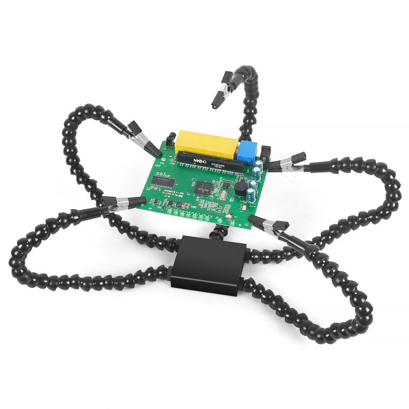 Vertikalne brzo-zakvačujuće kliješta za zavarivanje, PCB držač s četiri čeljusti i univerzalni fleksibilni nosač, 0,4 kg