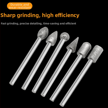 20 gab. diamanātu slīpēšanas galvu komplekts nefrita griešanai un pulēšanai