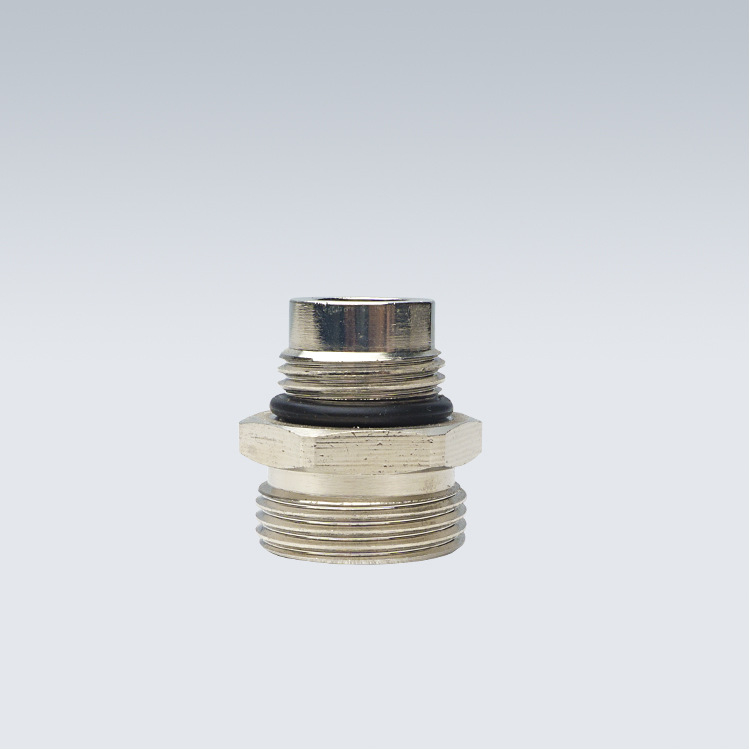 Jezgra ventila za vodeni razdelitev vija za talno ogrevanje – samodejno zapiranje z vzmetjo, visoka konstrukcija, model 1QL-803, bakar, navojno priključek, radna temperatura 95°C, promjer grane G1/2xG3/4