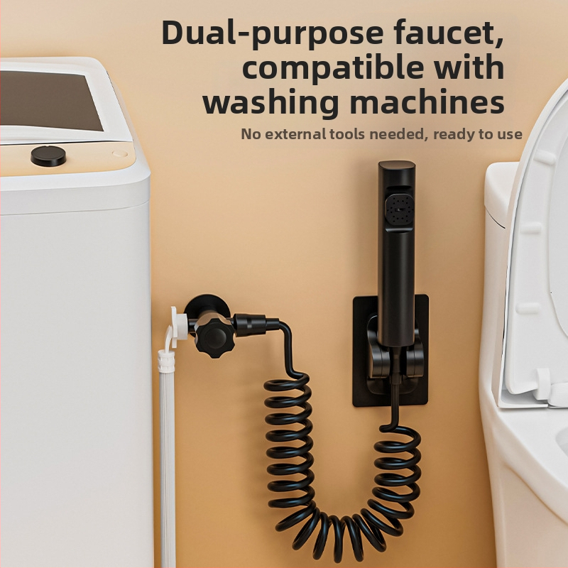 Държач от неръждаема стомана за тоалетен душ – стенен монтаж, без пробиване, 4 мм вътрешен диаметър, модел J-WYJ, работно налягане 1 MPa