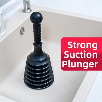 PVC nuotekų atblokavimo įrankis – namų naudojimui, Square Horse prekės ženklas; tinka virtuvei, tualetui, praustuvui, voniai ir grindų nutekėjimui