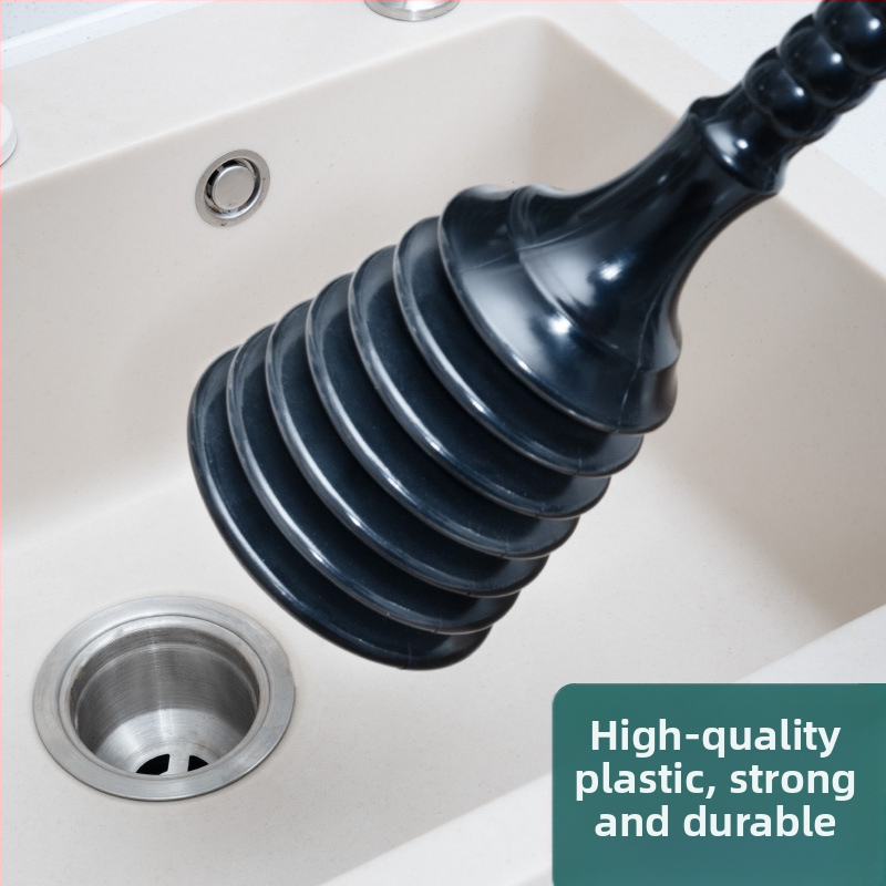 PVC отпушвател за канали – домашна употреба, марка Square horse; за кухня, тоалетна, мивка, баня и подов дренаж