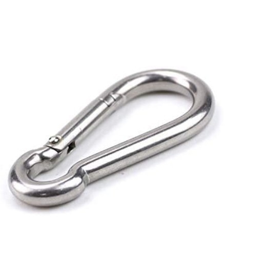 Huifeng карабинер от неръждаема стомана, комплект 4 броя, 304/316 неръждаема стомана, натоварване 500, широко приложение
