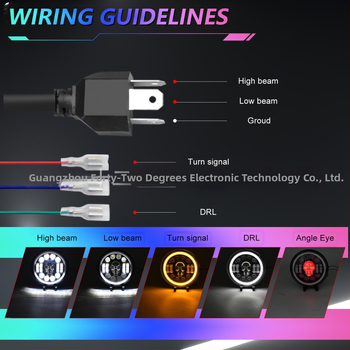 LED προβολέας για εκτός δρόμου οχήματα – Skull Wrangler κυκλικός προβολέας, περίβλημα από χυτό αλουμίνιο, ανακλαστική κάψα, επιλογές παραμετροποίησης