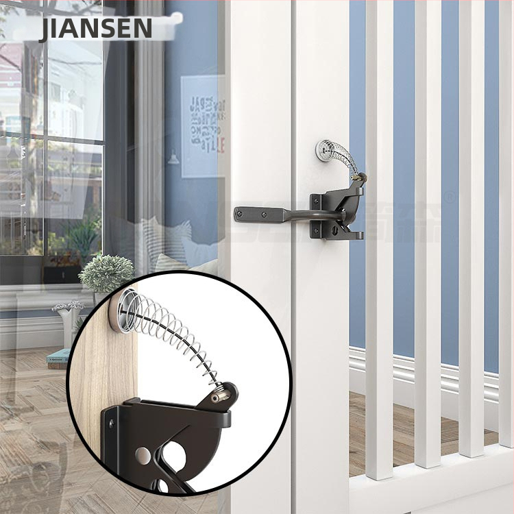 Защелка за ограда с въже, A-тип защелка, материал: въглеродна стомана, повърхностна обработка: пластмасов спрей, модел Small lock with rope, марка Simpson