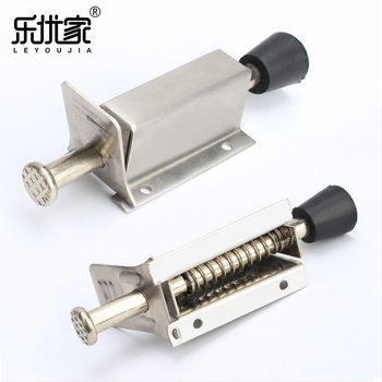 Συσκευή στερέωσης πόρτας από ανοξείδωτο ατσάλι, μοντέλο 2012, τοποθέτηση στο έδαφος, φινίρισμα wire-drawing, αυτόματος έλεγχος