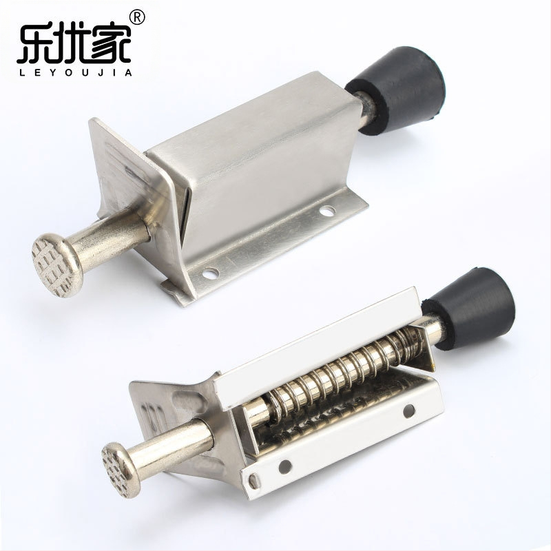 Устройство за фиксиране на врати, неръждаема стомана, модел 2012, наземен монтаж, повърхностна обработка wire-drawing, автоматично управление