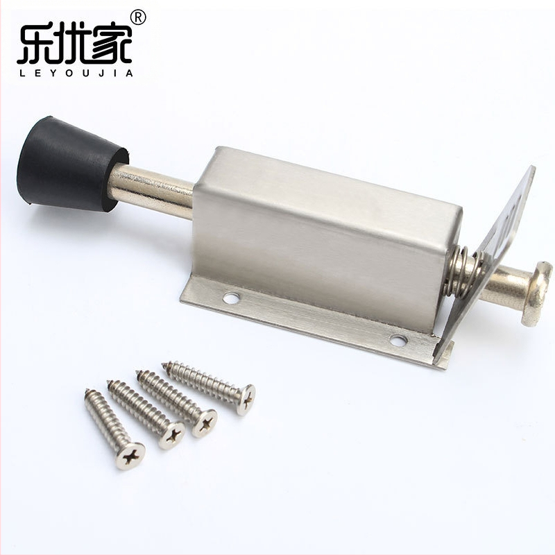 Устройство за фиксиране на врати, неръждаема стомана, модел 2012, наземен монтаж, повърхностна обработка wire-drawing, автоматично управление