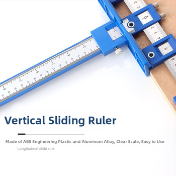 Προσανατολιστής οπών για λαβές | πολυλειτουργικό ξυλουργικό εργαλείο | υλικό: χρωμιο-βάνιο χάλυβας | σετ 5 τεμαχίων | για πόρτες ντουλαπιών