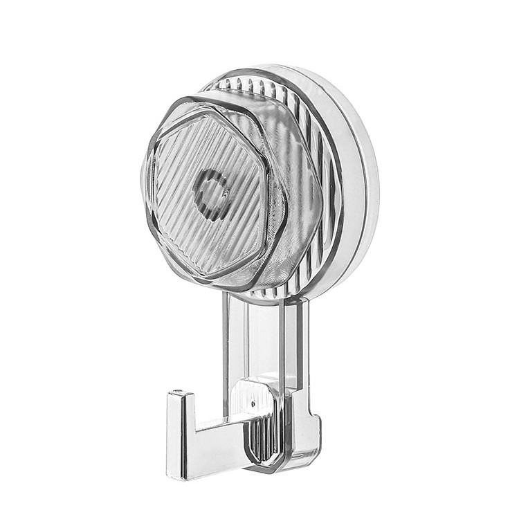 Siurbimo kilpa su pasukamu kabliu, be gręžimo, lipnus laikiklis namų naudojimui, plastikas, vienas kabliukas, apkrova 2 kg