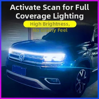 Automobiļa restes LED gaismas lente ar dinamiski skanošu apgaismojumu, universāla, 12V, 10W