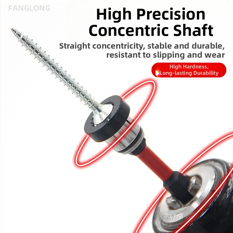 Главичка за позициониране на гипсокартон, регулируема с магнитен пръстен, S2 инструментална стомана, за винтове с кръстосан шлиц в дърводелството и таваните