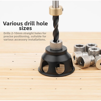 Εντοπιστής διάτρησης επίπλων για κρυφές οπές και κεντρικές οπές — κάθετος οδηγός τρυπανιού για δοκούς και ευθείς οπές