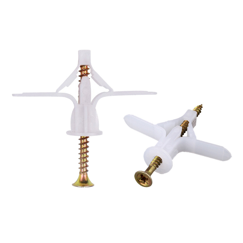 Yimingda πλαστικός εκτεινόμενος βίδας και πλαστικό πώστο για γυψοσανίδα και κενά τούβλα, γαλβανισμένη επιφάνεια, GB846, Κατηγορία Α, Απόδοση 4.8