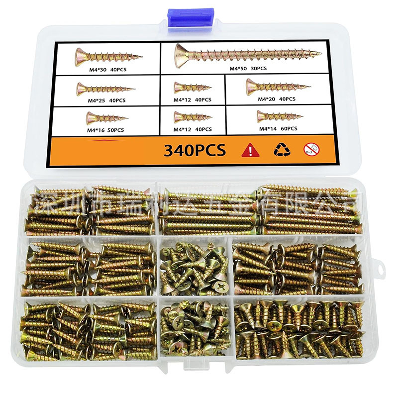 Ruilichang самонарезни винтове със потъваща глава, карбонова стомана, галванизирана повърхност, GB/YB 846, Grade A