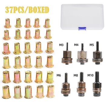 LM83 Σετ nut rivet gun – Γαλβανισμένα/Αλουμίνιο/Ανοξείδωτο, σε κουτί, χειροκίνητο και ηλεκτρικό τράβηγμα