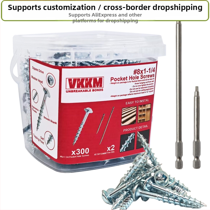 Самонарезни винтове със квадратна глава, галванизирана въглеродна стомана, клас A