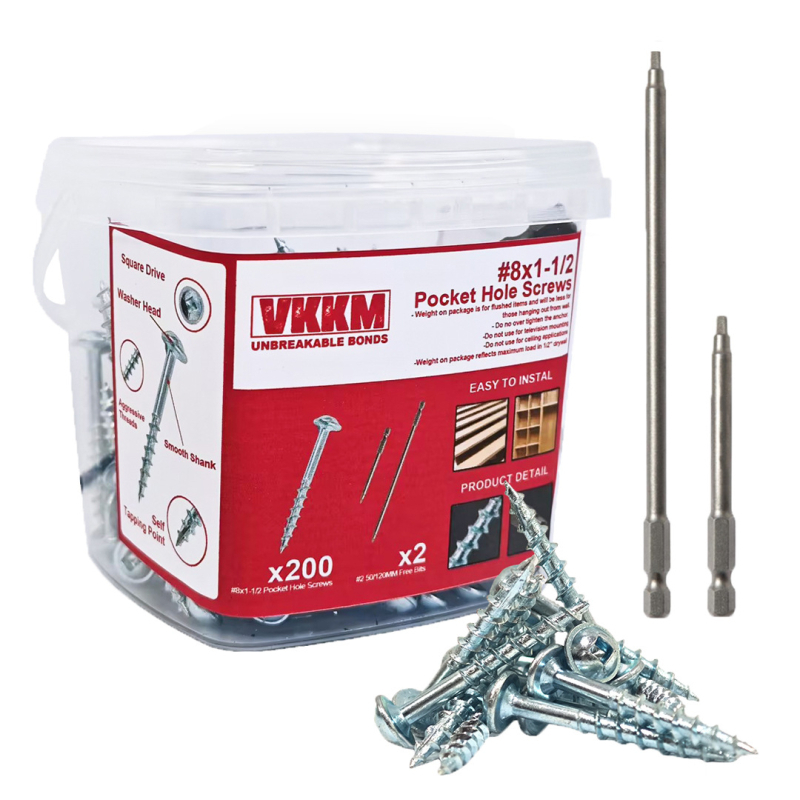 Самонарезни винтове със квадратна глава, галванизирана въглеродна стомана, клас A