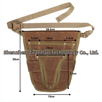 Τσάντα εργαλείων μέσης από κερωμένο καμβά – Αδιάβροχη θήκη εργαλείων και κιτ υλικών