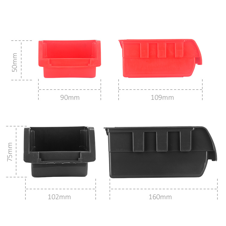 Plastikinė sieninė dalių dėžutė su 30 skyrių varžtams ir elektroninėms dalims, VCAN HT-B010, PP medžiaga, svoris 2,2 kg