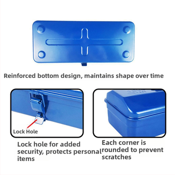 Y-350 μεταλλικό κουτί εργαλείων, φορητό, από ψυχροκυλιμένο χάλυβα, χωρητικότητα 10 кг