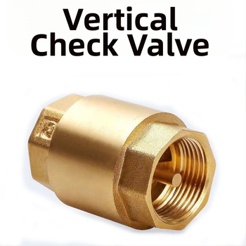 Sárgaréz függőleges visszafolyás-szelep vízvezetékhez, modern minimalist stílus