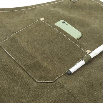 Vászon kötény készlet, ujj nélküli, szennyeződés elleni, modern letisztult stílus, testreszabható