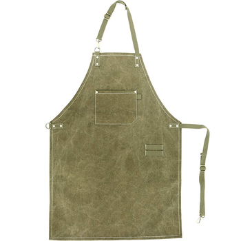 Vászon kötény készlet, ujj nélküli, szennyeződés elleni, modern letisztult stílus, testreszabható