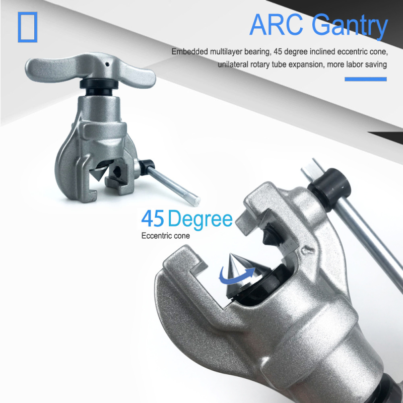 CT-806A-S Ekscentrični proširivač cijevi sa 6 rupa, set od 3 komada, alat za flareiranje bakrenih cijevi