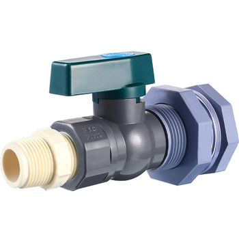 PVC krānu komplekts lietus tvertnei ar vārstu, dalītāju un šļūtenes adapteri