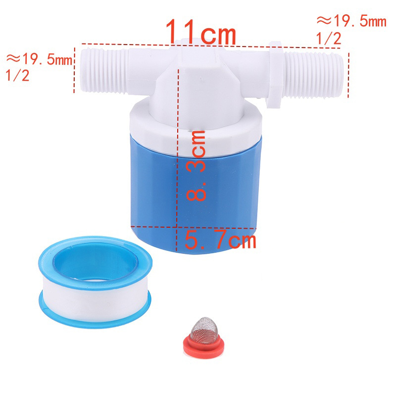 Supapă plutitoare pentru rezervoare și turnuri de apă, cu controlul nivelului apei și întrerupere automată la plen