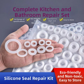 Csap- és zuhanycsőhöz való gumi tömítés, sík O-gyűrű, fagyálló, magas hőmérséklet-tűrés