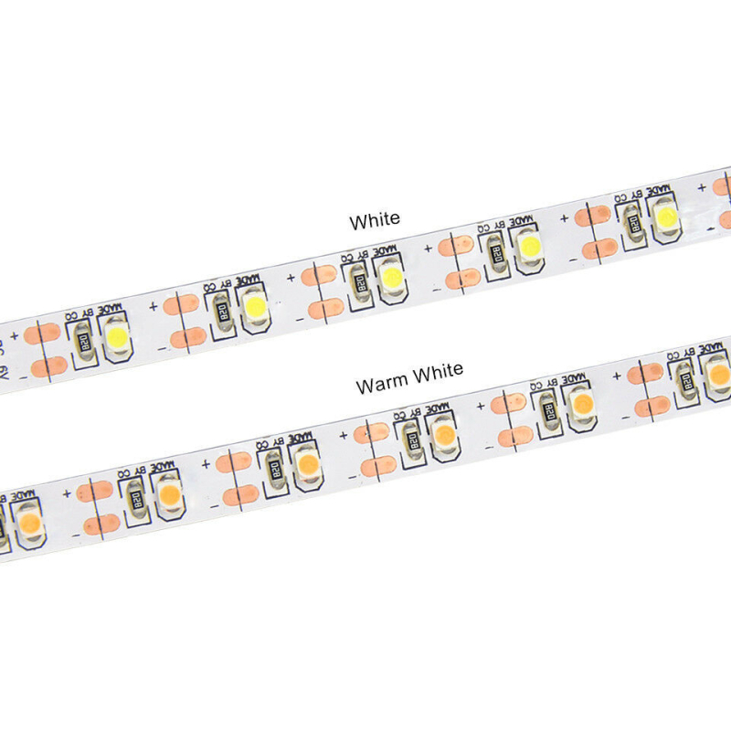LED juostelė televizoriaus fono apšvietimui, 5V įėjimo įtampa, 3528 LED, 60 LED, 180° kampas, nuotolinio valdymo pultas (24 mygtukų)