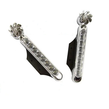 Automašīnas priekšējā restes dienas gaismas — ABS LED, 12V, 8W, 0,2A, kalpošanas laiks 100000h