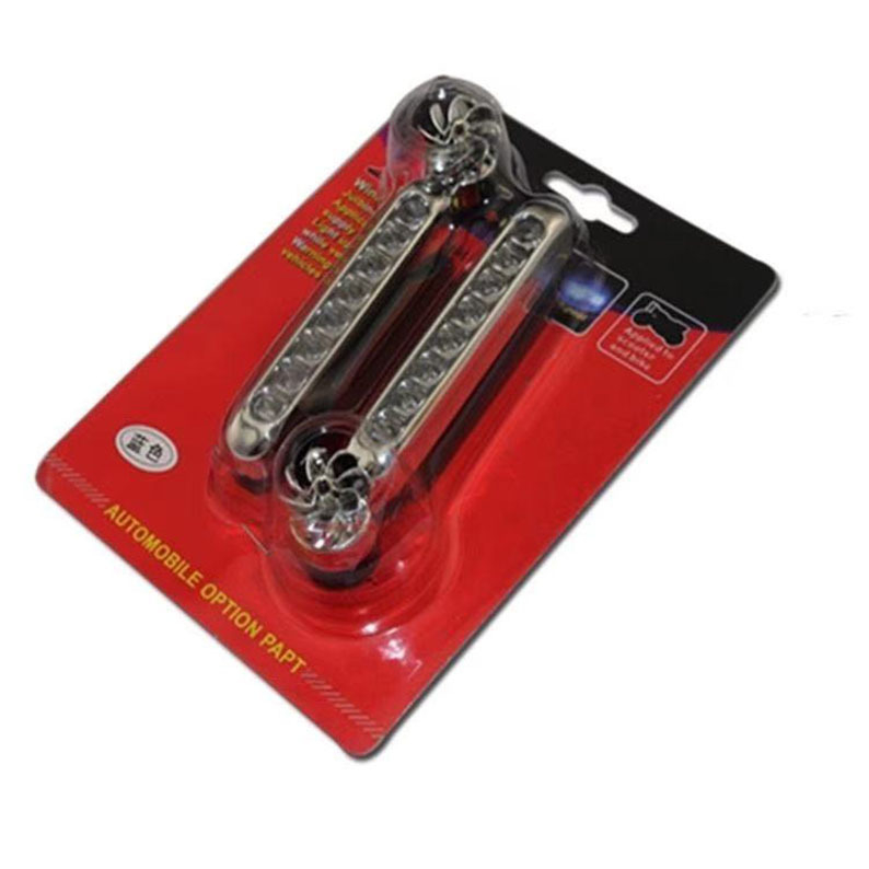 Automašīnas priekšējā restes dienas gaismas — ABS LED, 12V, 8W, 0,2A, kalpošanas laiks 100000h