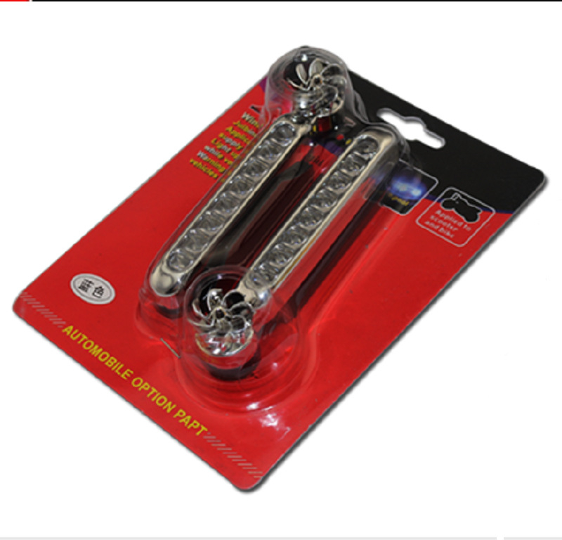 Automašīnas priekšējā restes dienas gaismas — ABS LED, 12V, 8W, 0,2A, kalpošanas laiks 100000h