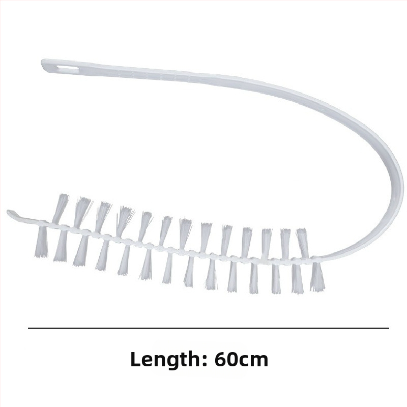 Čistiaca kefa na bubon práčky s dlhými štetinami na vnútornú stenu a valec — plastová, bez demontáže