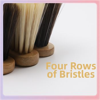 Guļamistabas suka ar koka korpusu un maigām rayon šķiedrām putekļu noņemšanai — piemērota dīvāniem un gultām, 120 gab./kartons