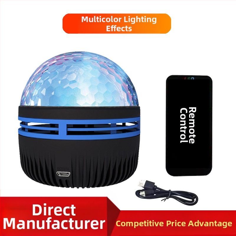 Νυχτερινό φως κομοδίνου με προβολή ουρανού γεμάτου αστέρια, υδάτινο μοτίβο και Aurora Borealis — τροφοδοσία USB με ενσωματωμένη μπαταρία και είσοδο DC; έλεγχος μέσω εφαρμογής; τηλεχειριστήριο; ήχος