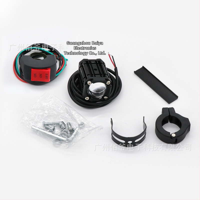 Φωτιστικό LED μοτοσικλέτας Devil Eye - σώμα αλουμίνιο+PC, 30W, 9-80V, 5000LM