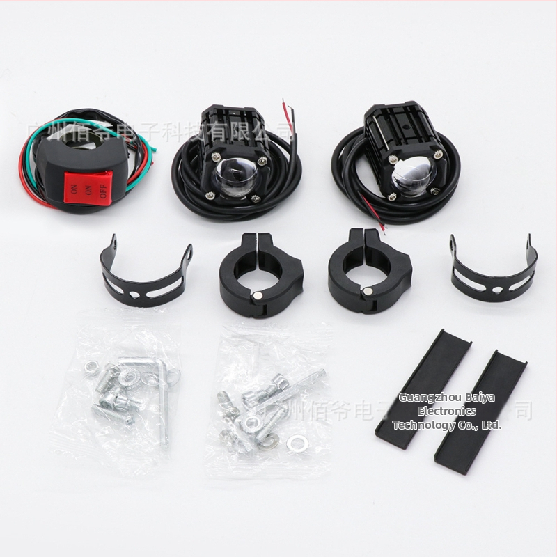 Φωτιστικό LED μοτοσικλέτας Devil Eye - σώμα αλουμίνιο+PC, 30W, 9-80V, 5000LM