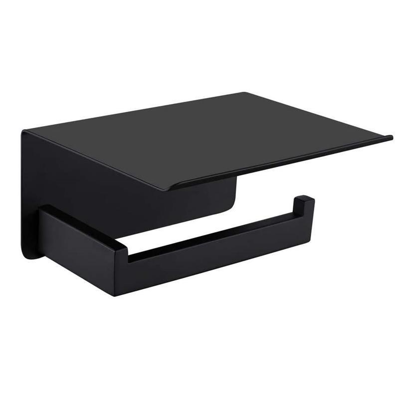 Steninis kombinuotos ritinio popieriaus laikiklis ir servetėlių dėžutė iš 304 nerūdijančio plieno, šlifuotas paviršius, montavimas be skylučių