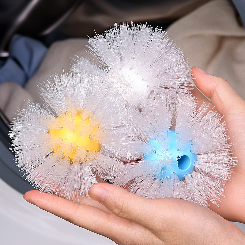 Антизаплитваща перална топка с четка за перални машини — PP материал, марка Long Cocoon, пусната през 2024 г.