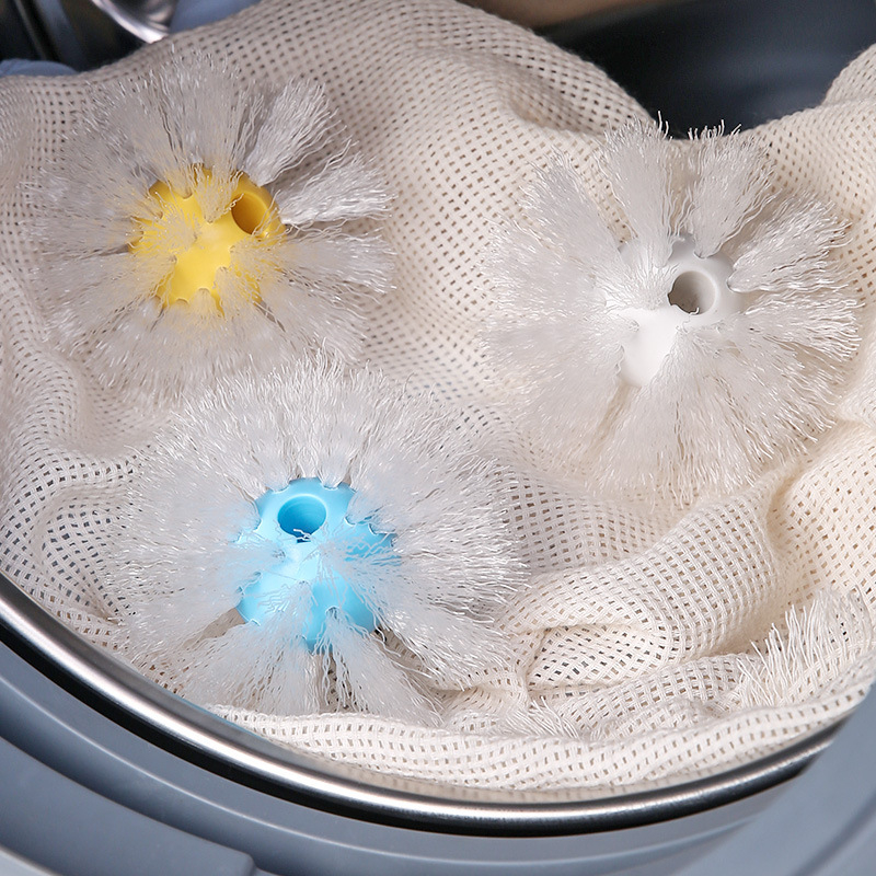 Антизаплитваща перална топка с четка за перални машини — PP материал, марка Long Cocoon, пусната през 2024 г.