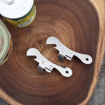 Αυτόματο ανοιχτήρι για μπουκάλια και κονσέρβες από μπαμπού, πολυλειτουργικό, μοτίβο τριών λουλουδιών